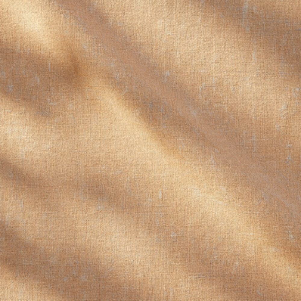 Superfície de tecido bege com sombras suaves e textura de linho visível