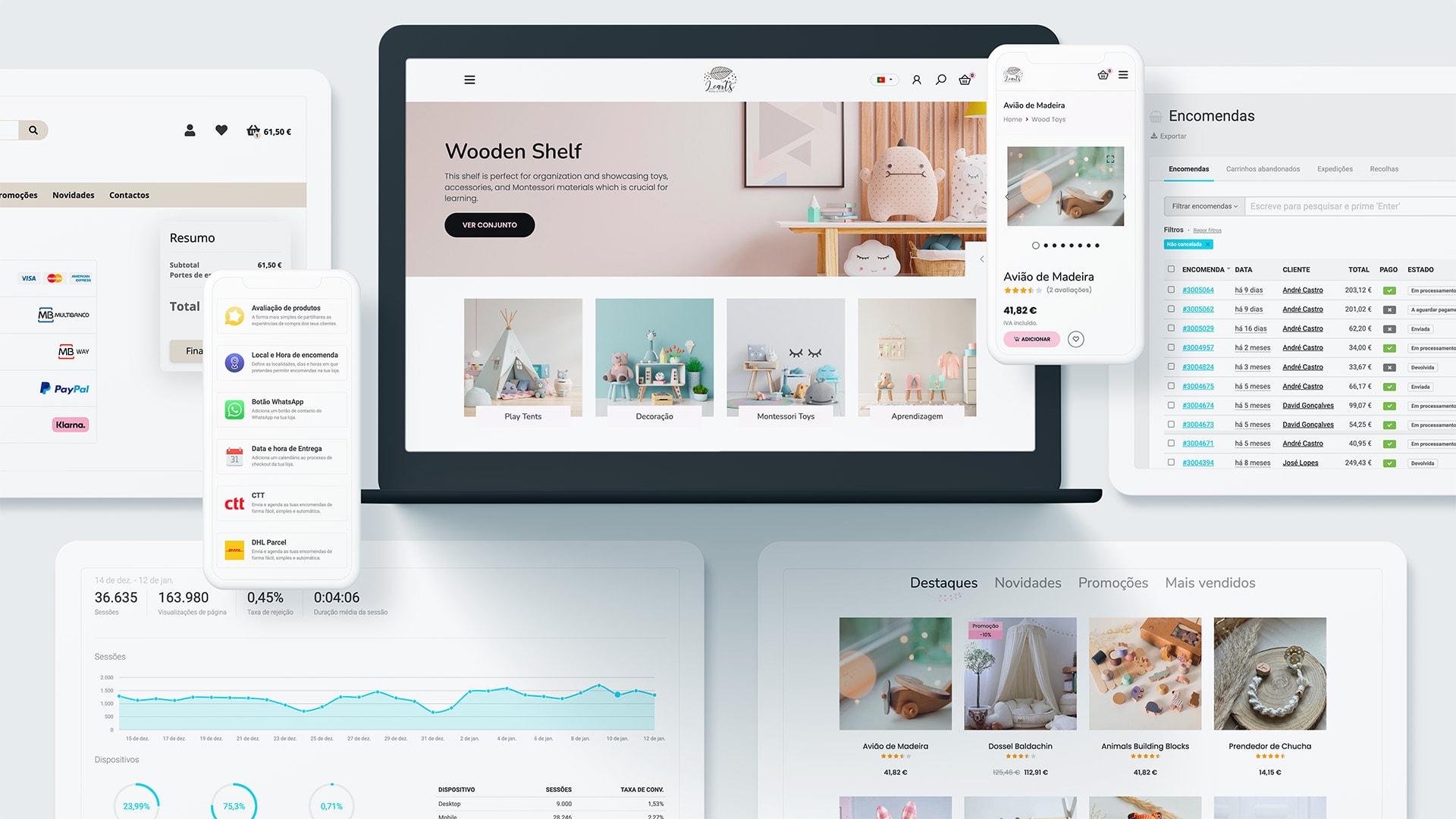 A Shopkit é uma solução completa de e-commerce