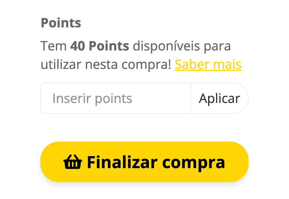 Pontos e recompensas