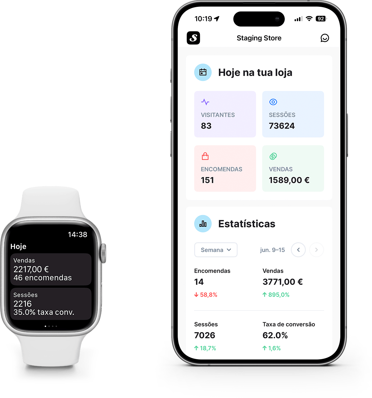 App iOS Shopkit iPhone and Apple Watch