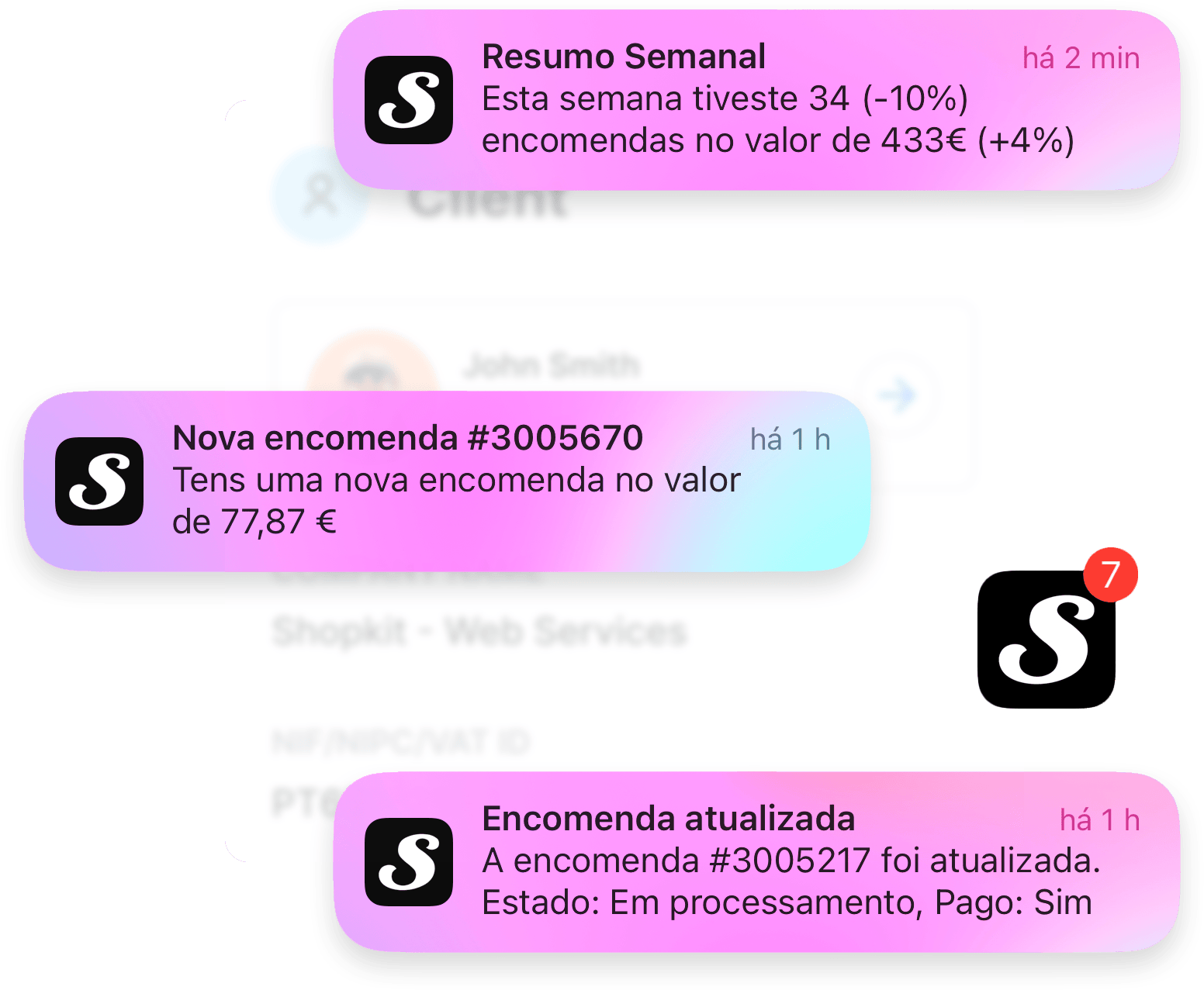 Notificações App Shopkit iOS