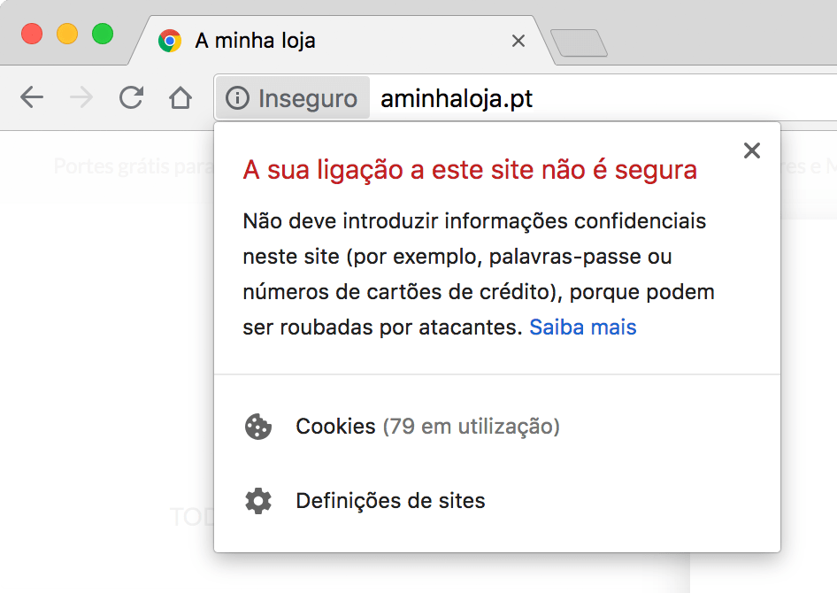 Certificado SSL inválido