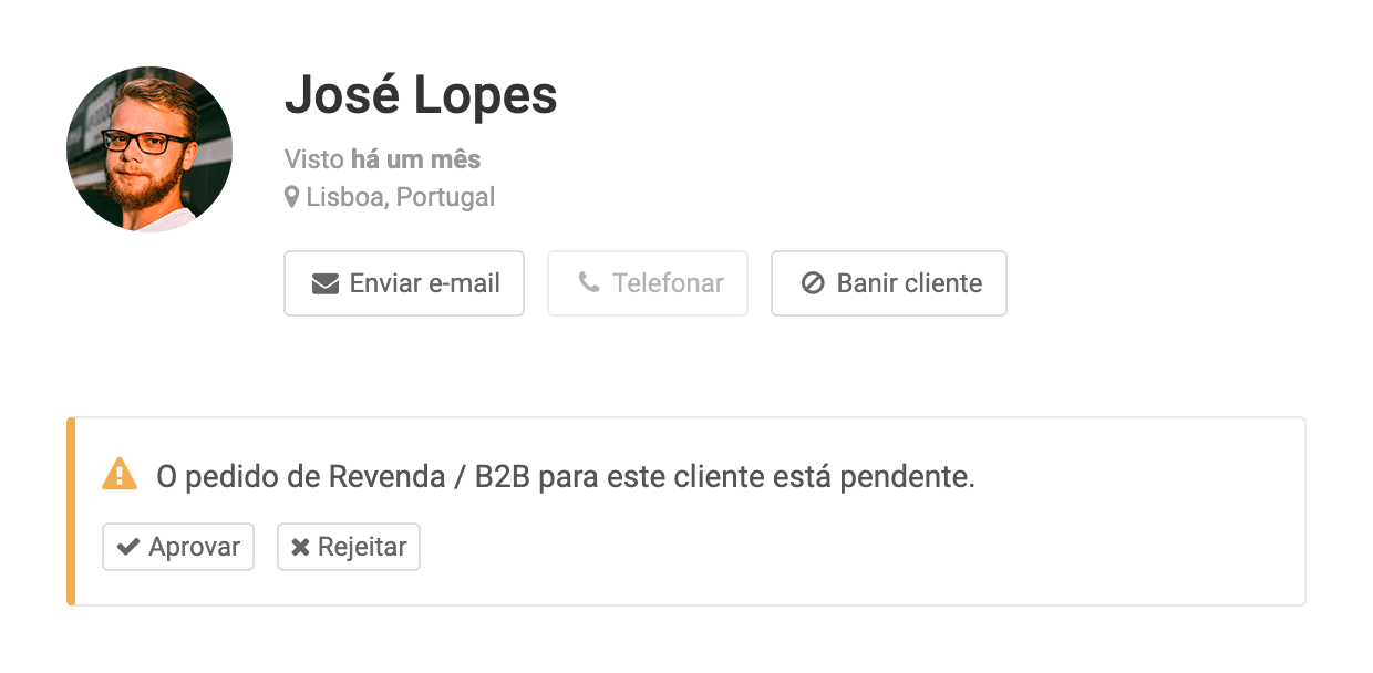 Loja Online com gestão de preços B2B (revenda) e B2C (retalho)