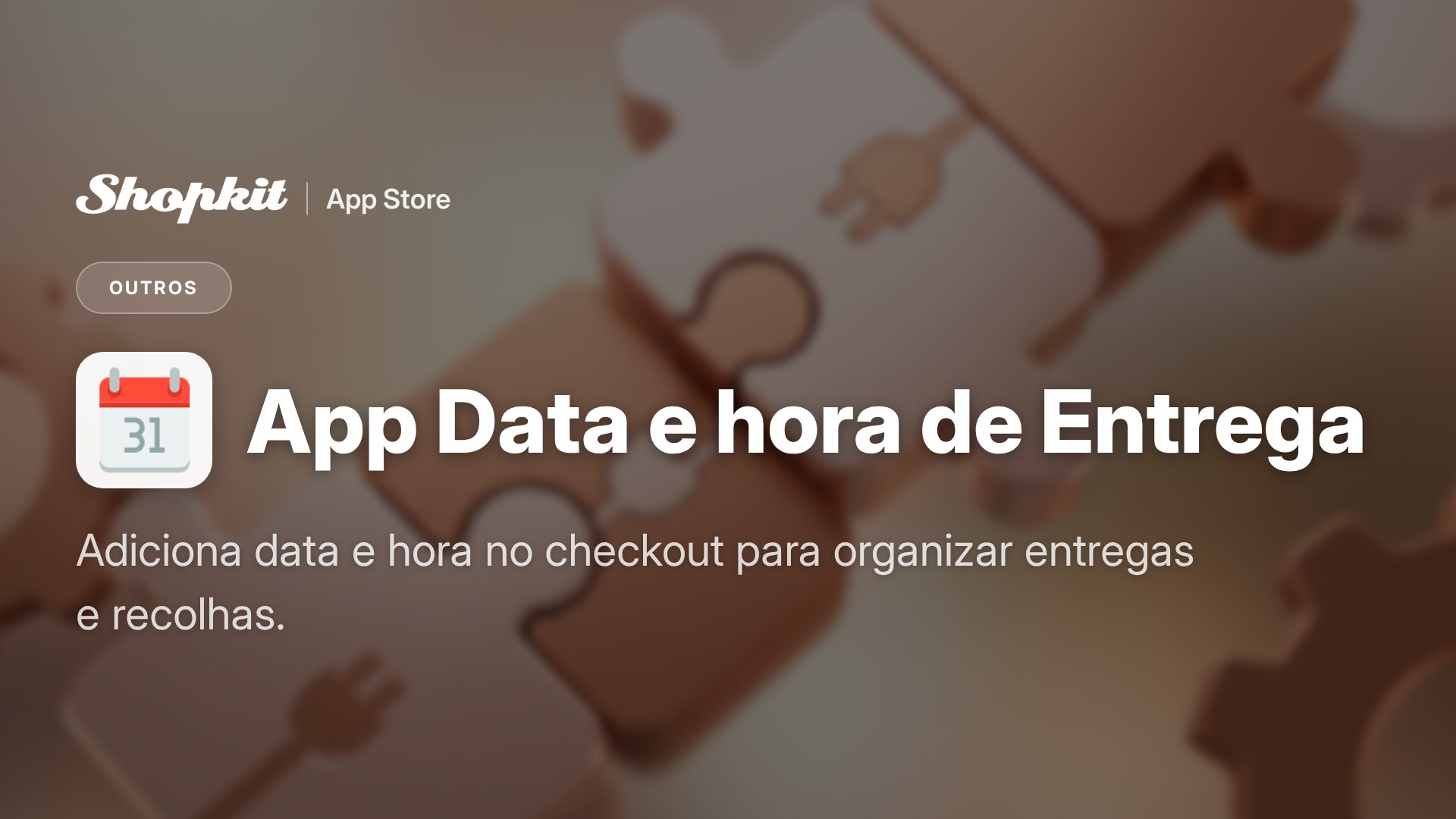 App Data e Hora de entrega para Loja Online | Shopkit
