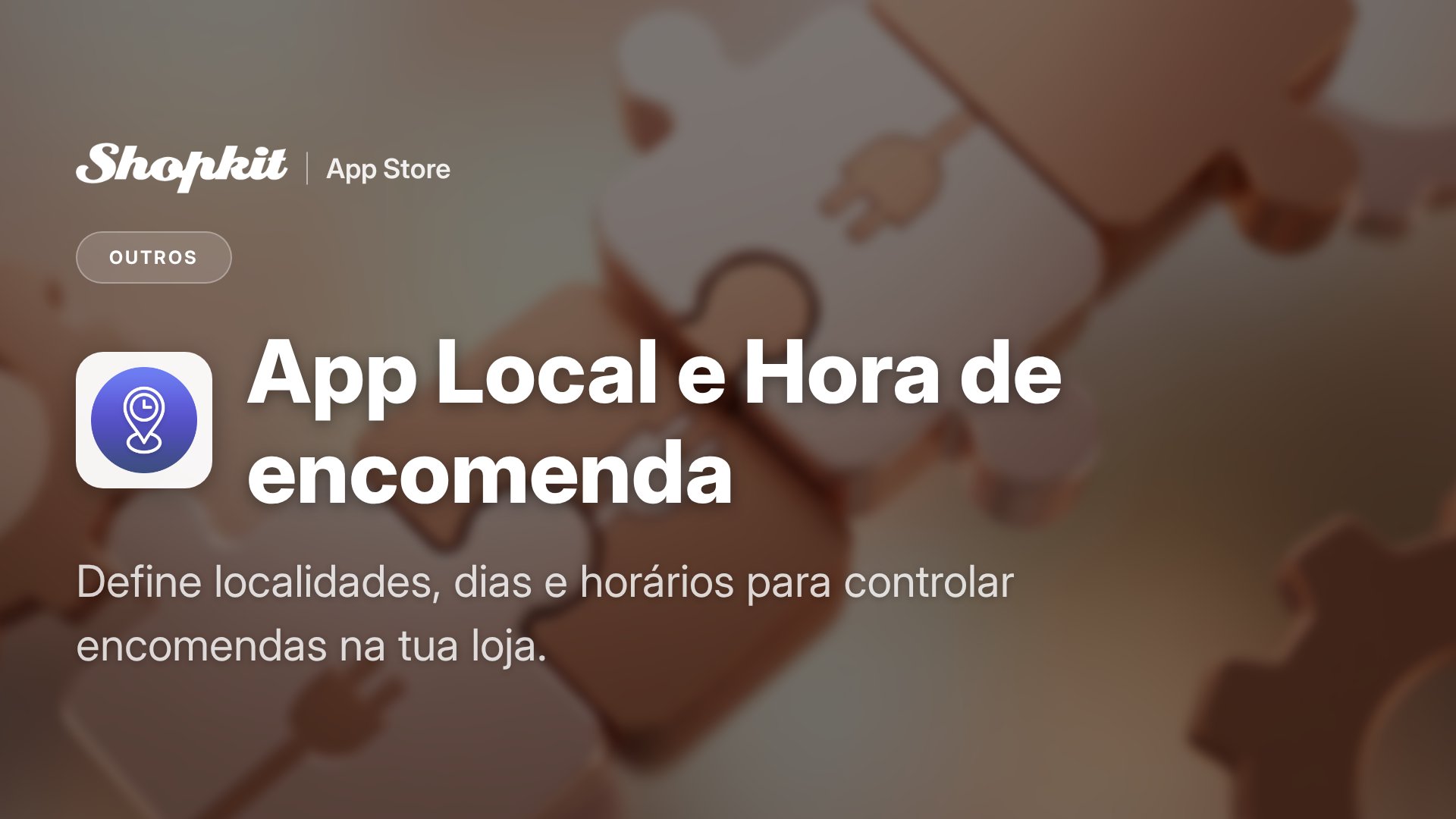 Local e Hora de encomenda