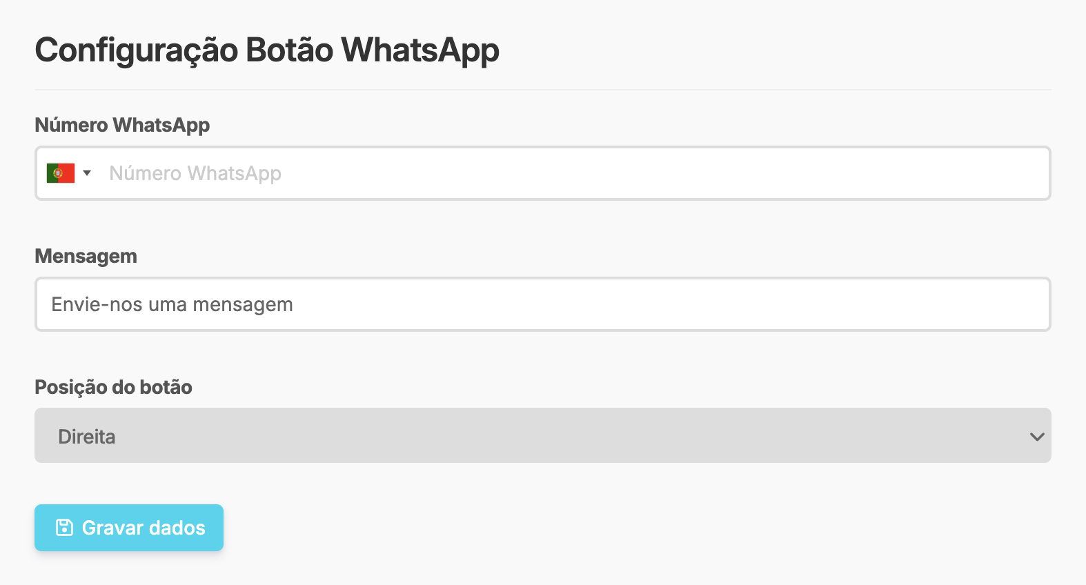 App Botão WhatsApp