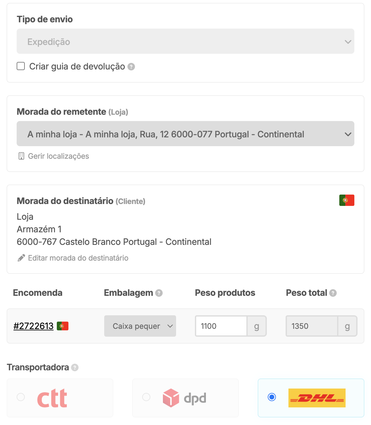 App DHL Parcel