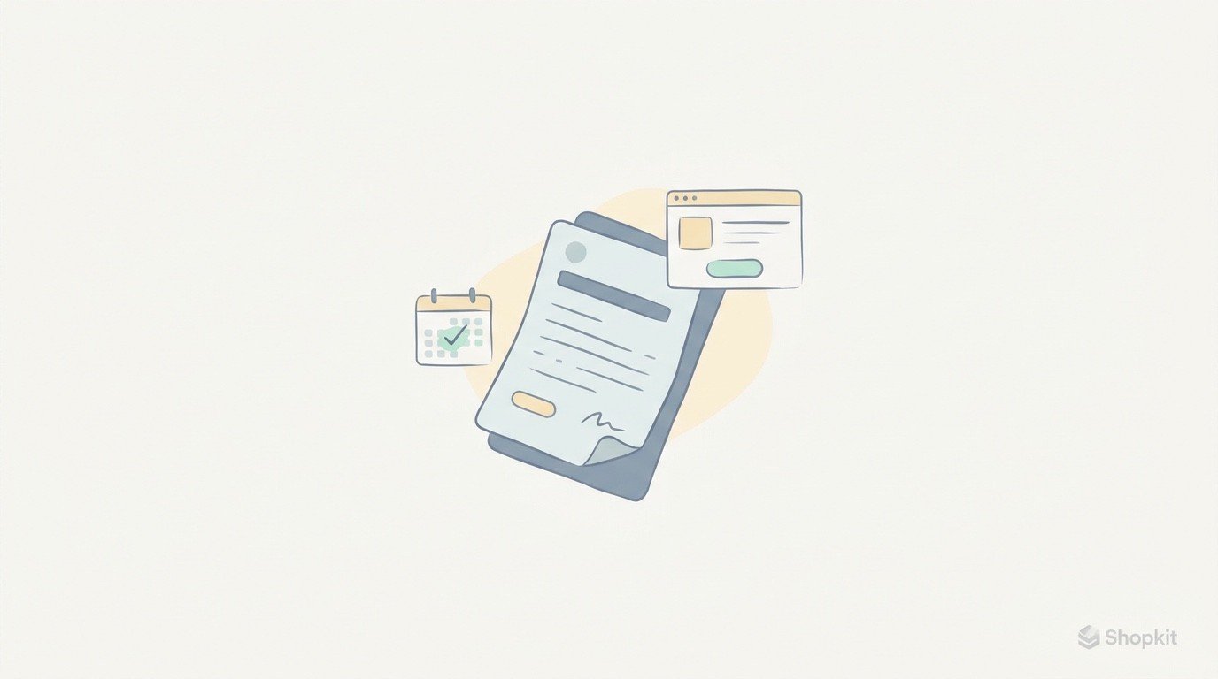 Ilustração editorial sobre prazo e interface online para livre resolução