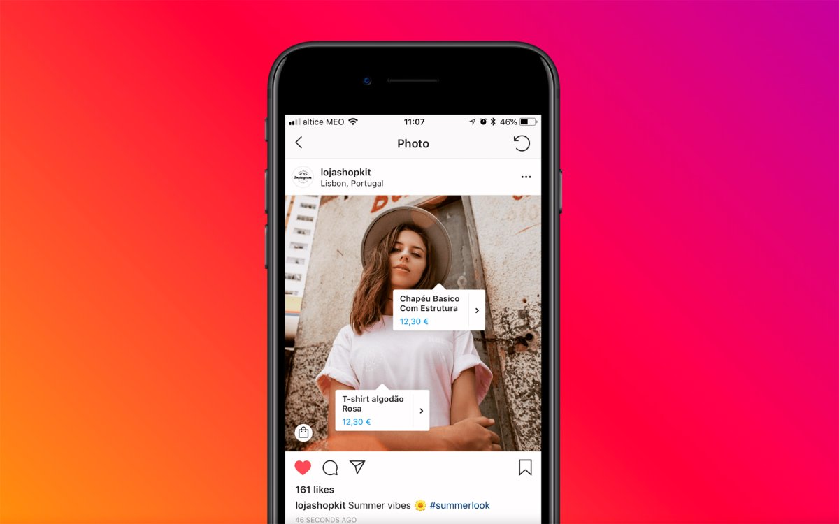 Loja Online no Instagram