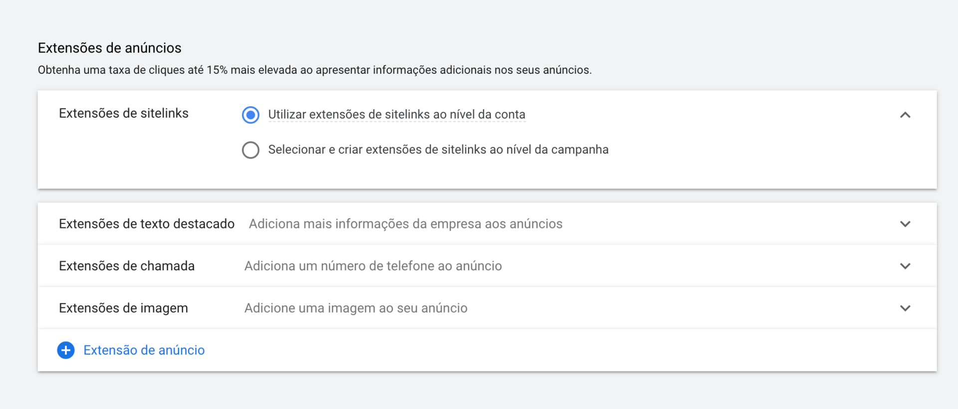 Campanha Google Ads