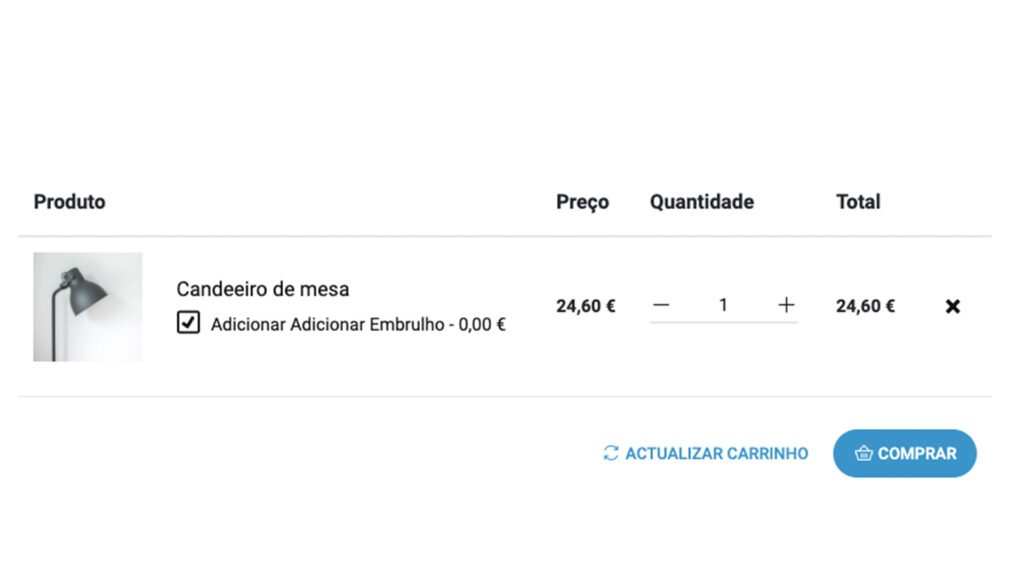 adicionar um embrulho