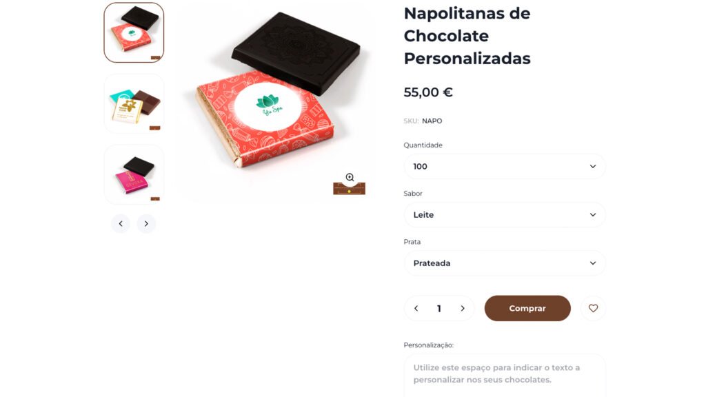 escrever uma mensagem personalizada