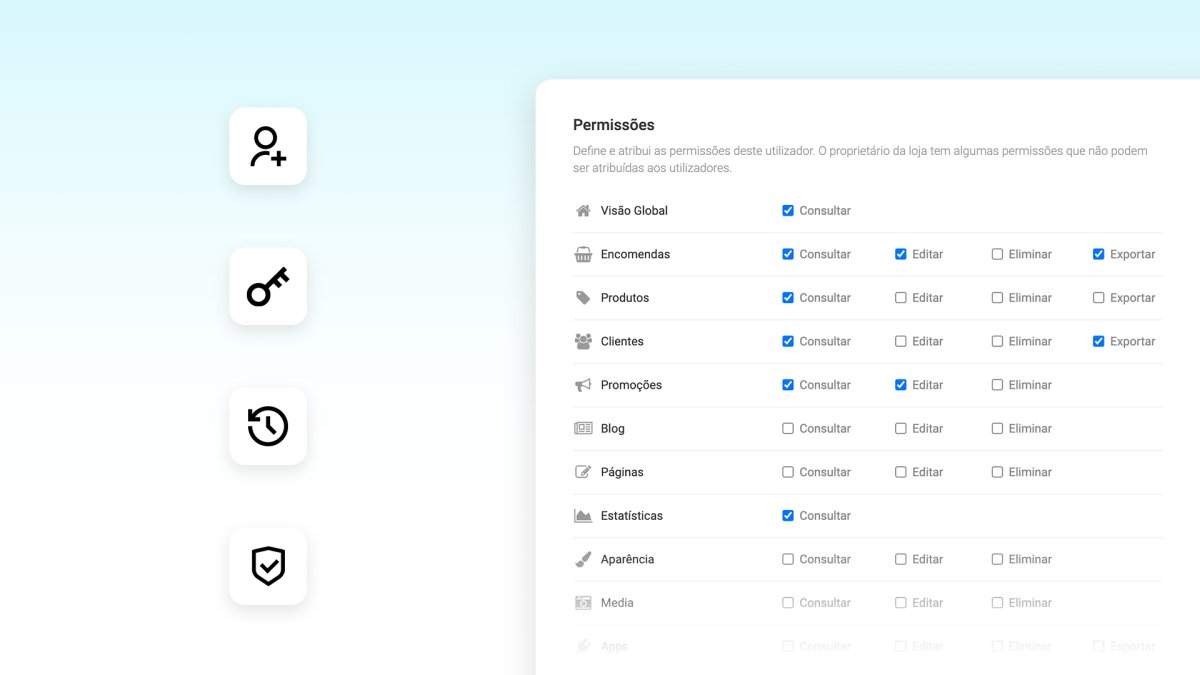 Nova funcionalidade: Utilizadores