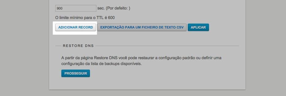Configurar domínio na Amen.pt