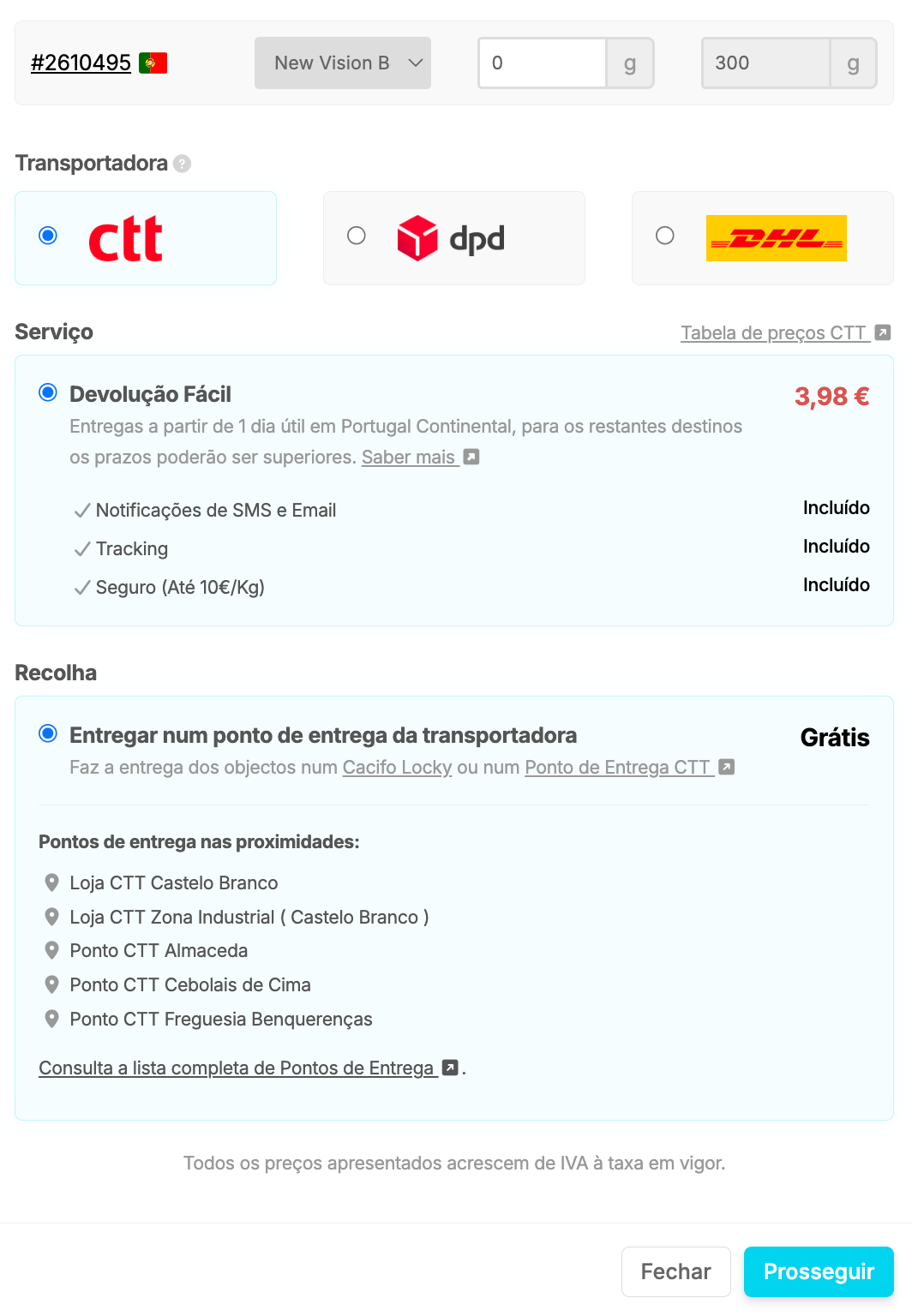 Finalizar devolução