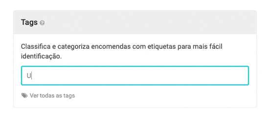 Adicionar tags