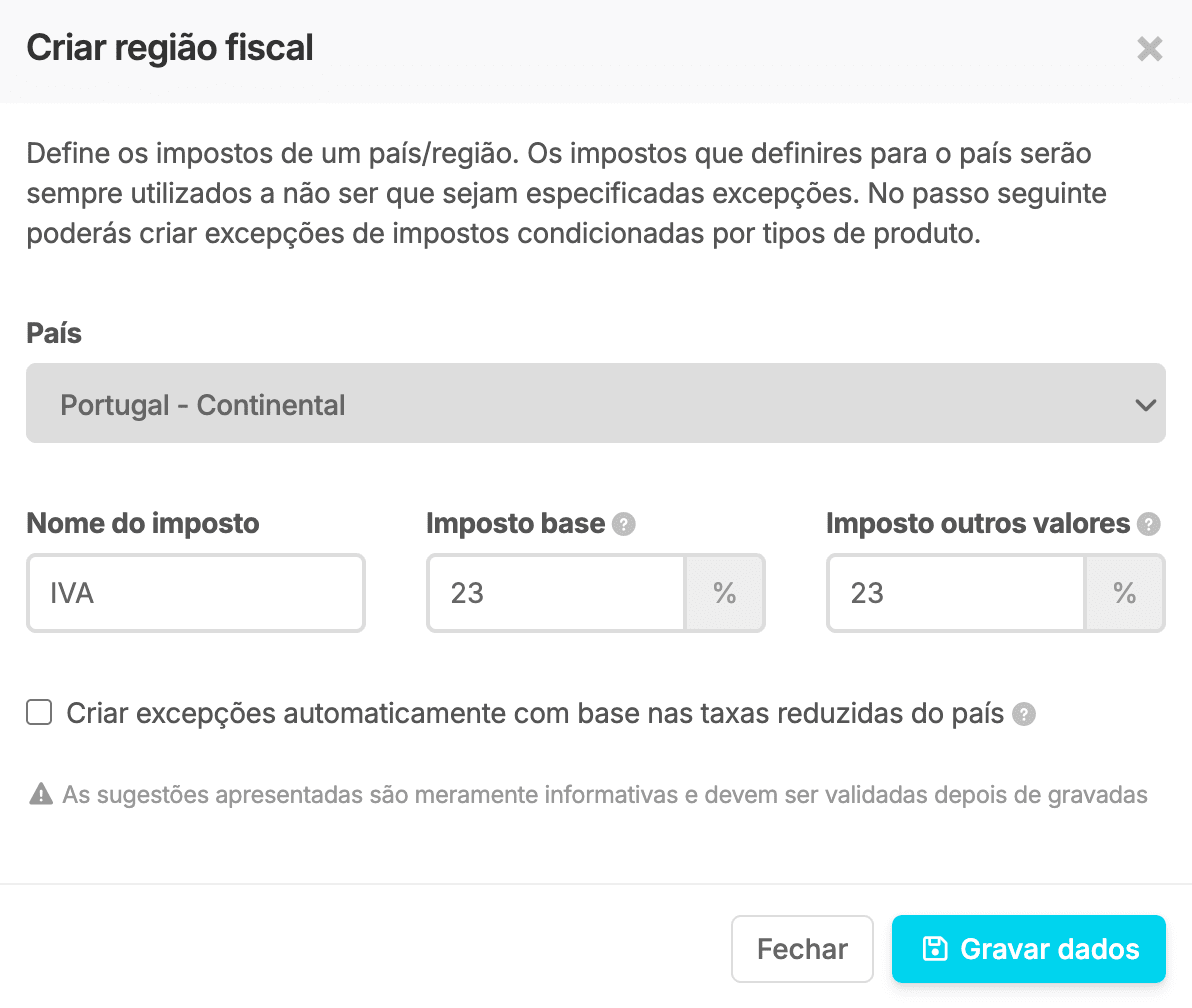 Imposto outros valores
