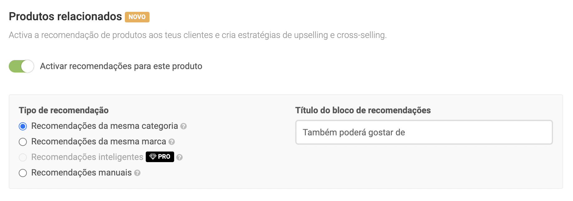 Produtos relacionados