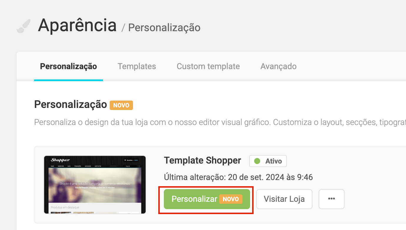 Utilizar Shopkit Theme Editor