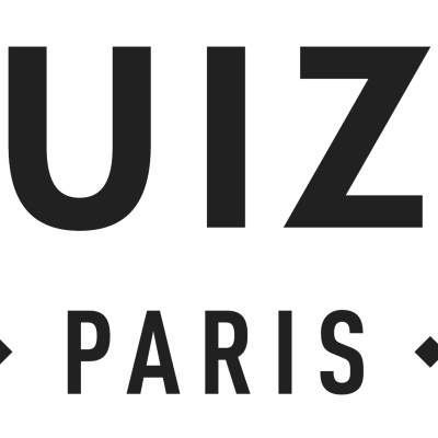Logótipo CLUIZEL PARIS a preto em fundo branco