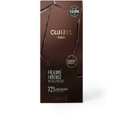 Embalagem de chocolate Cluizel Praliné Intense 72% cacau