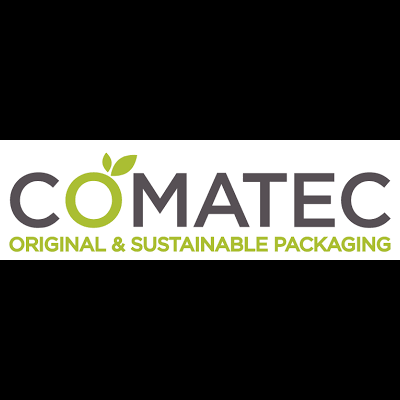 Logótipo COMATEC com slogan em inglês