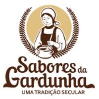 Logo com desenho de mulher cozinhando e texto 'Sabores da Gardunha UMA TRADIÇÃO SECULAR'.