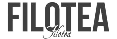 Logotipo preto FILOTEA com letras cursivas llotex