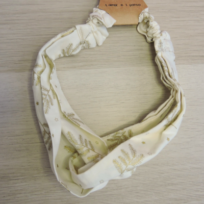 Fita&#x20;de&#x20;cabelo&#x20;ramagem&#x20;dourada