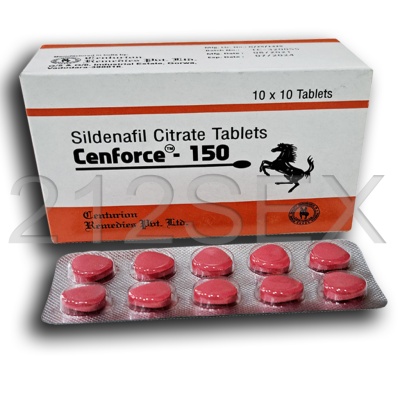 embalagem comprimidos Cenforce-150 Sildenafil Citrate com 10 comprimidos vermelhos em blister