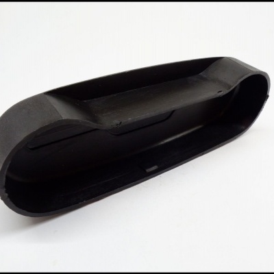 Base preta de plástico oval para suporte