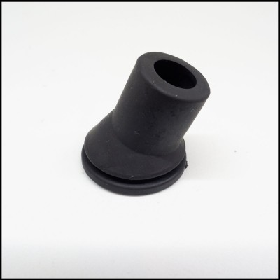 bocal ou adaptador cónico de borracha preta