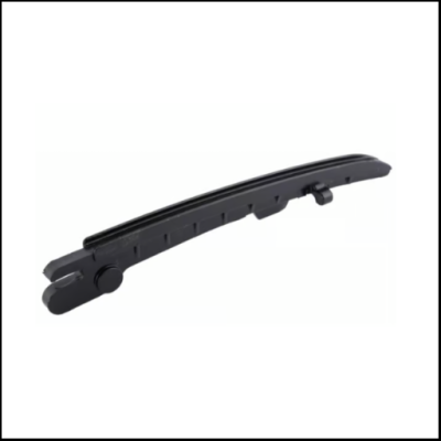 Limpador de para-brisa automóvel preto em material plástico e borracha