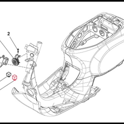 Desenho técnico de estrutura mecânica com peças numeradas