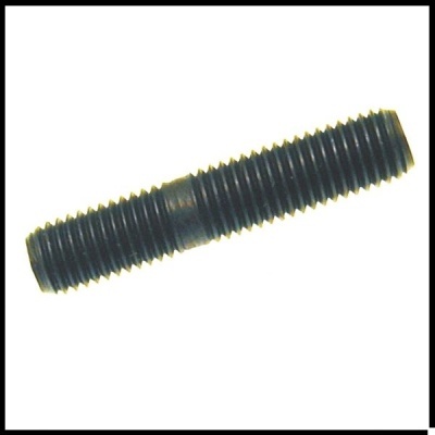 Parafuso roscado preto de duas extremidades roscadas