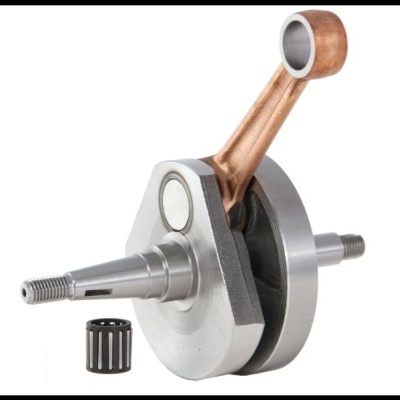 Virabrequim metálico com biela bronze e rolamento de agulhas