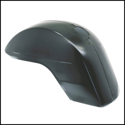 Para-lamas preto brilhante para mota