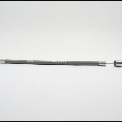 Limpa ourelas metálico telescópico com ponta esférica e texto SANROSE