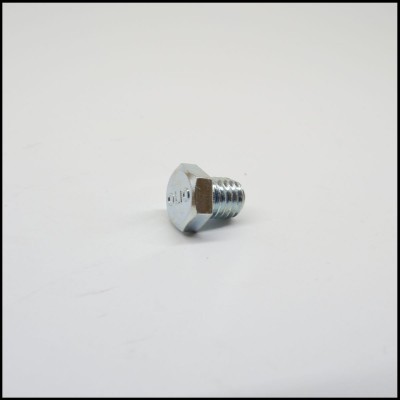 Parafuso de cabeça sextavada metálico com rosca