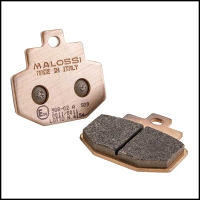 Pastilhas de travão Malossi em metal e material composto cinzento