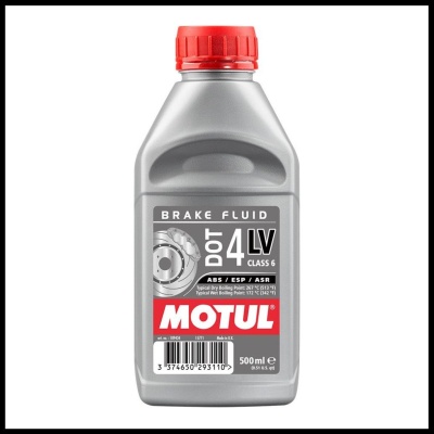 Frasco de fluído de travões MOTUL DOT 4 LV 500ml