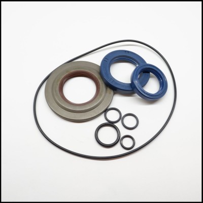 Conjunto de juntas e vedantes circulares de borracha e selo metálico