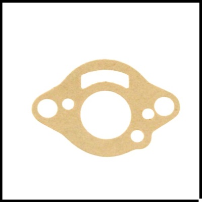 Junta de cortiça castanha clara em fundo branco