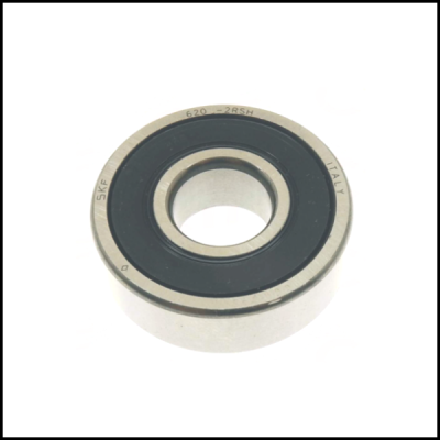 Rolamento de esferas SKF metal com selo preto e inscrições