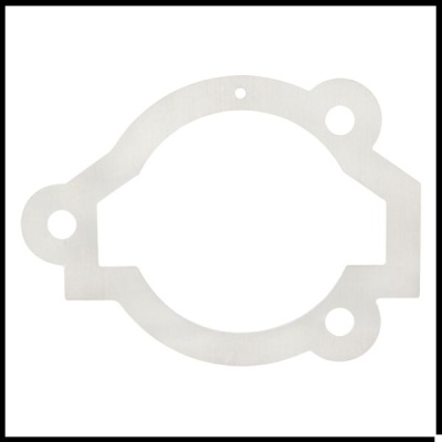 Junta de estanqueidade branca circular com orifícios para fixação