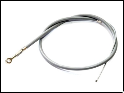 Cabo flexível cinzento com terminais metálicos