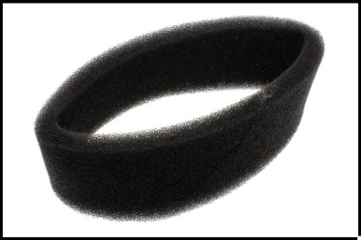 Elástico de cabelo preto aveludado