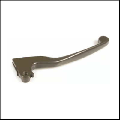 Manete de embraiagem de motocicleta cinza escuro em fundo branco