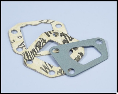 Juntas planas em materiais fibra e metal com orifícios