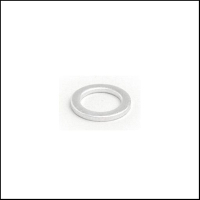 Anel ou junta circular metálica prateada